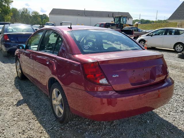 1G8AL55F96Z143534 - 2006 SATURN ION LEVEL RED photo 3