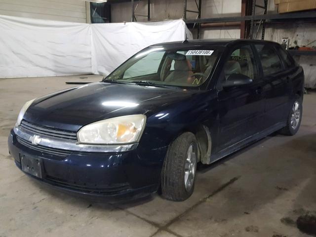 1G1ZT64815F147135 - 2005 CHEVROLET MALIBU MAX ლურჯი ფოტო 2