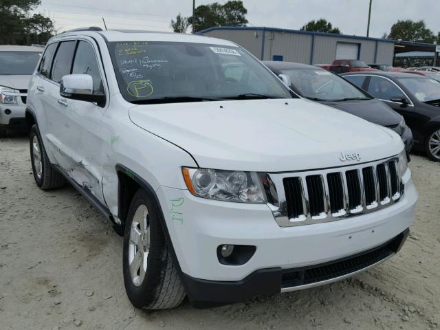 1C4RJEBG8DC656706 - 2013 JEEP GRAND CHER WHITE photo 1