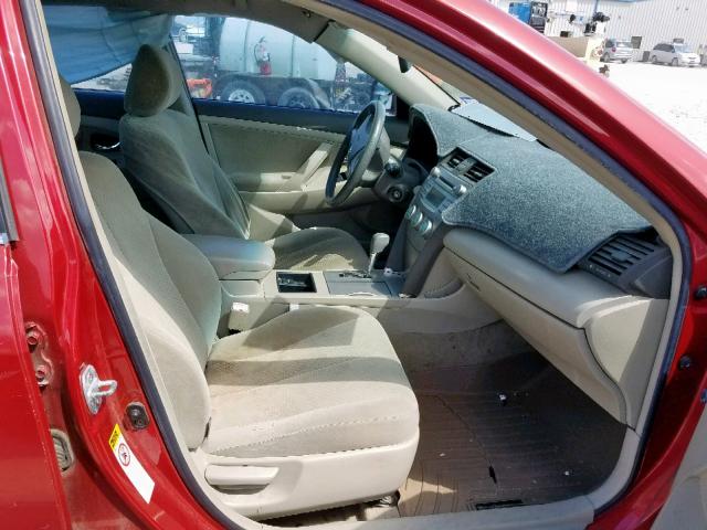 JTNBE46K373045528 - 2007 TOYOTA CAMRY NEW RED photo 5