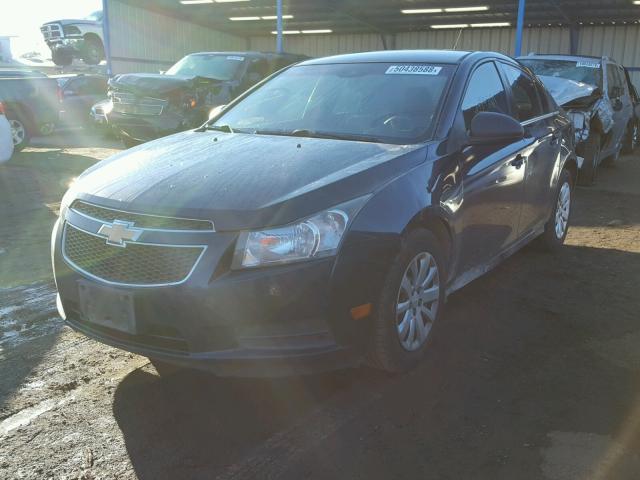 1G1PD5SH1B7221807 - 2011 CHEVROLET CRUZE LS BLUE photo 2