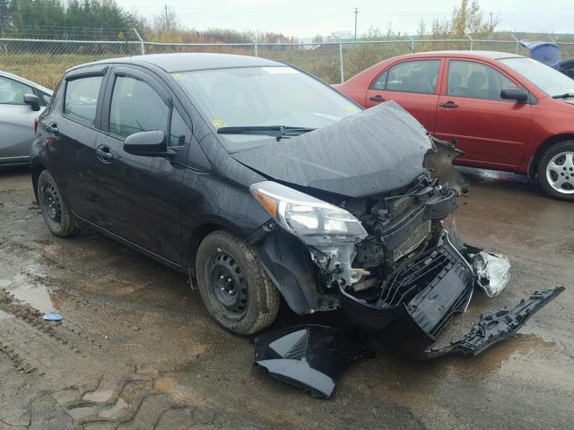 VNKKTUD38FA028957 - 2015 TOYOTA YARIS BLACK photo 1