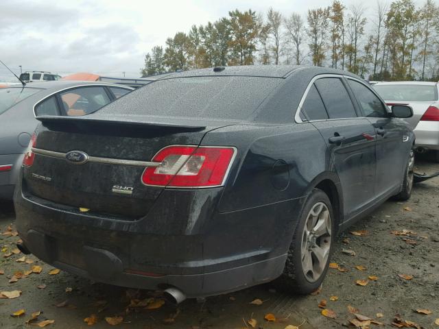 1FAHP2KTXBG162395 - 2011 FORD TAURUS SHO BLACK photo 4