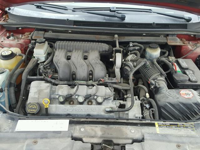 1FAFP24105G107932 - 2005 FORD FIVE HUNDR RED photo 7