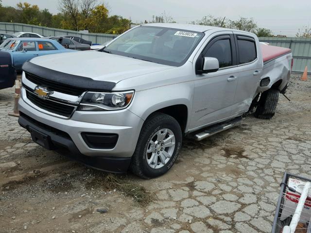 1GCGTBE39F1203069 - 2015 CHEVROLET COLORADO L SILVER photo 2