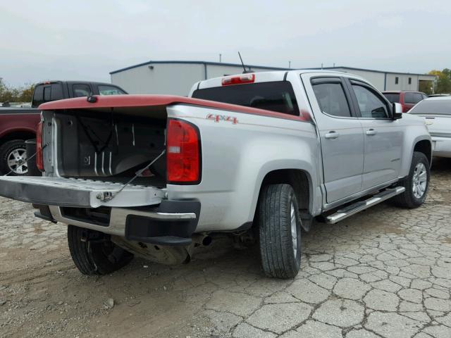 1GCGTBE39F1203069 - 2015 CHEVROLET COLORADO L SILVER photo 4