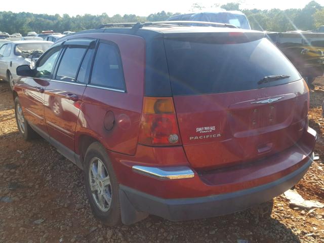 2C8GM68444R379267 - 2004 CHRYSLER PACIFICA BURGUNDY photo 3