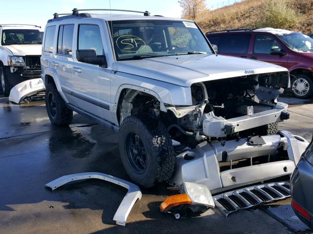 1J8HG48K17C598659 - 2007 JEEP COMMANDER SILVER photo 1