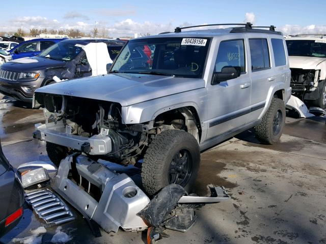 1J8HG48K17C598659 - 2007 JEEP COMMANDER SILVER photo 2
