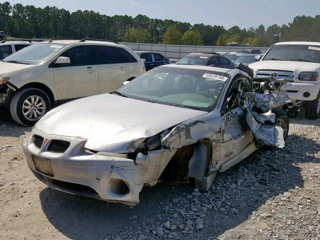 1G2WR52183F138121 - 2003 PONTIAC GRAND PRIX SILVER photo 2