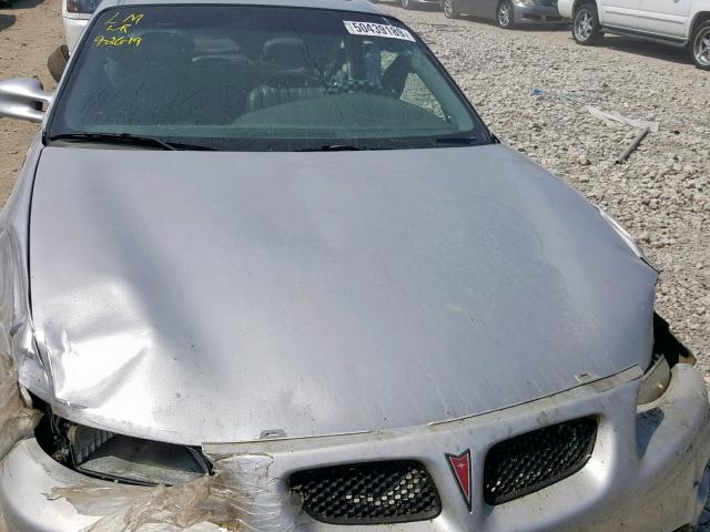 1G2WR52183F138121 - 2003 PONTIAC GRAND PRIX SILVER photo 7