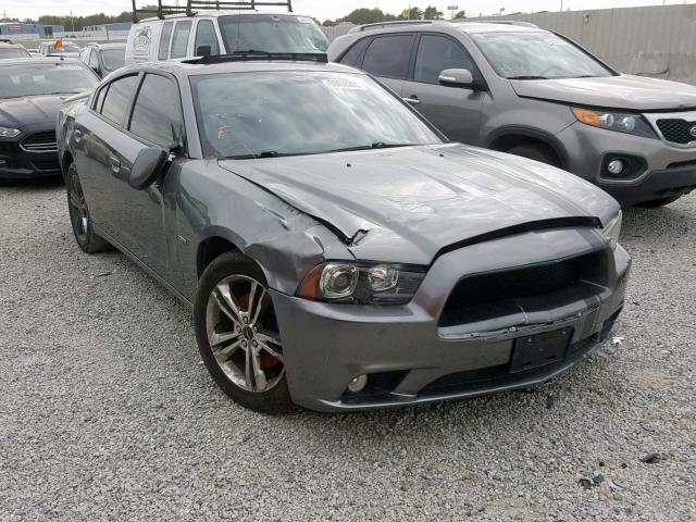 2C3CDXDT0CH196881 - 2012 DODGE CHARGER R/ GRAY photo 1