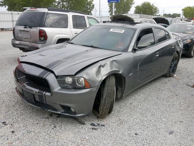 2C3CDXDT0CH196881 - 2012 DODGE CHARGER R/ GRAY photo 2