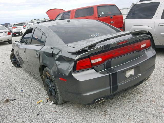 2C3CDXDT0CH196881 - 2012 DODGE CHARGER R/ GRAY photo 3