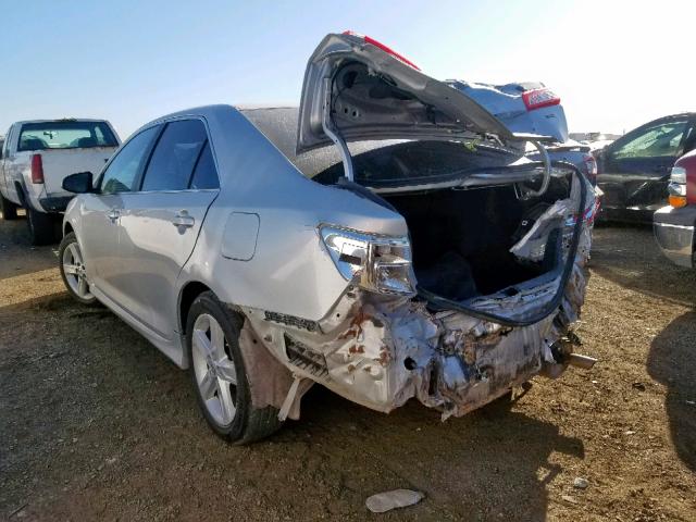 4T1BF1FK9EU378822 - 2014 TOYOTA CAMRY L SILVER photo 3