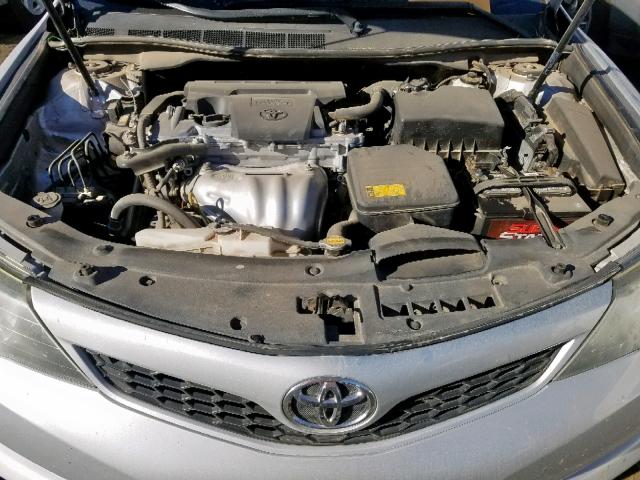 4T1BF1FK9EU378822 - 2014 TOYOTA CAMRY L SILVER photo 7