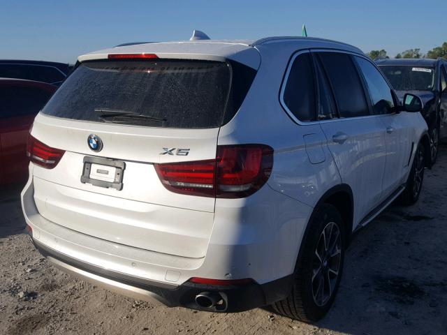 5UXKR2C50F0H38649 - 2015 BMW X5 SDRIVE3 WHITE photo 4