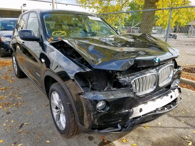 5UXWX7C58BLT78959 - 2011 BMW X3 XDRIVE3 BLACK photo 1