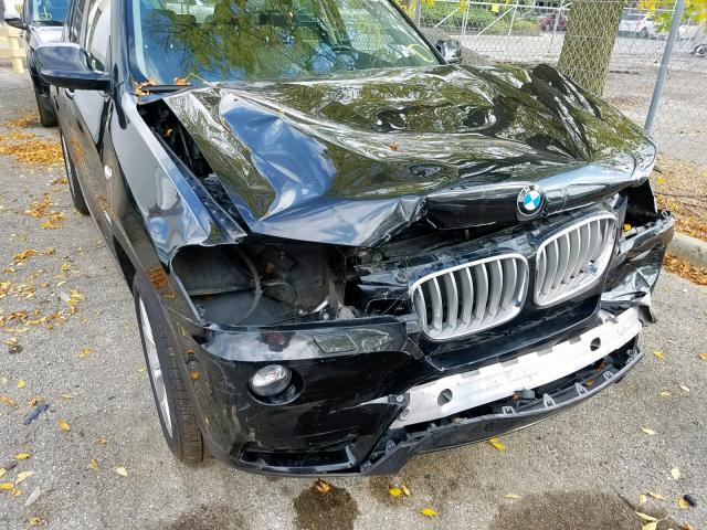 5UXWX7C58BLT78959 - 2011 BMW X3 XDRIVE3 BLACK photo 9