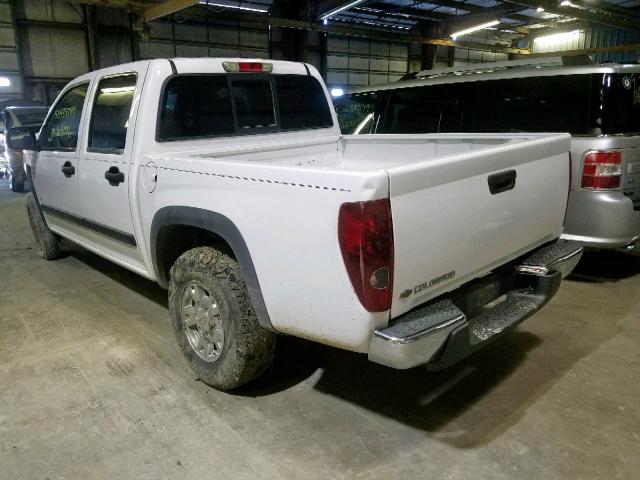 1GCDT13E388157668 - 2008 CHEVROLET COLORADO WHITE photo 3