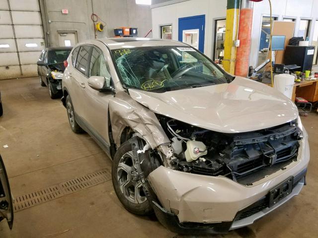 5J6RW2H80JL027785 - 2018 HONDA CR-V EXL CREAM photo 1