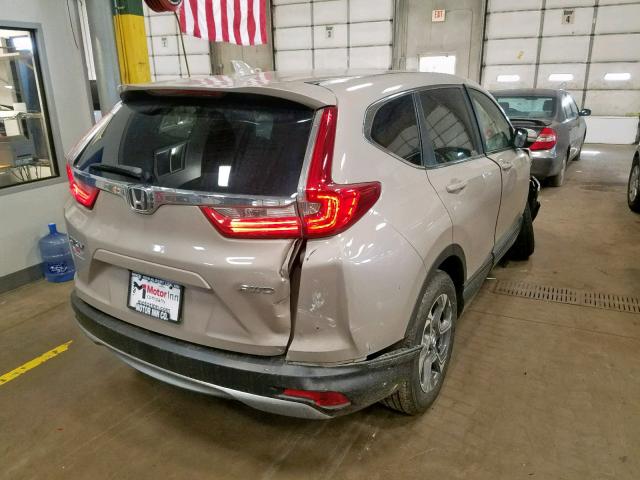 5J6RW2H80JL027785 - 2018 HONDA CR-V EXL CREAM photo 4