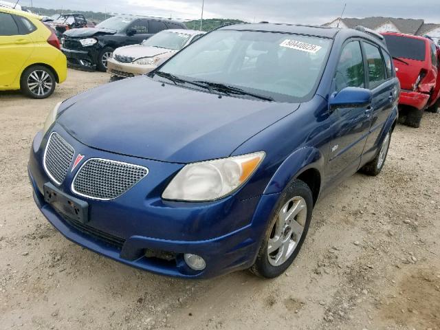 5Y2SM63865Z409253 - 2005 PONTIAC VIBE BLUE photo 2