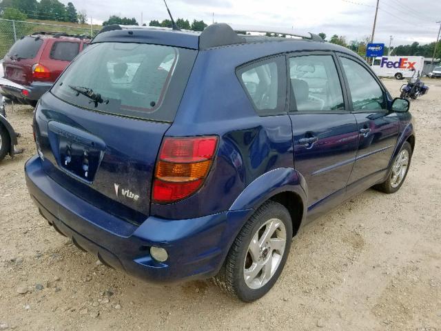 5Y2SM63865Z409253 - 2005 PONTIAC VIBE BLUE photo 4