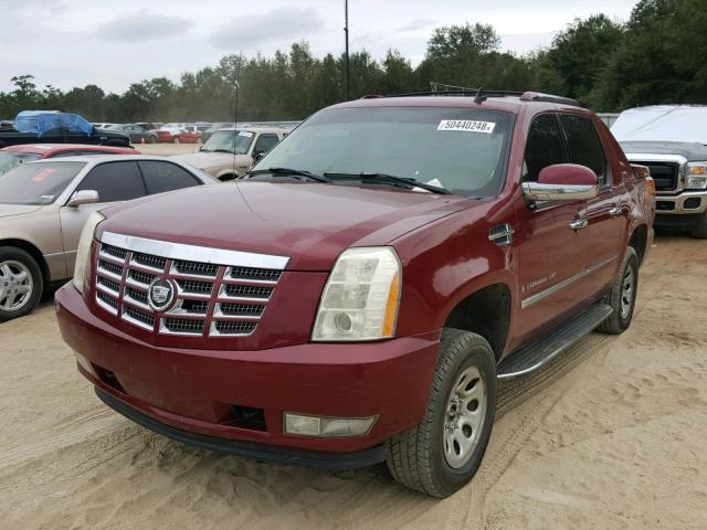 3GYFK62857G180182 - 2007 CADILLAC ESCALADE E RED photo 2