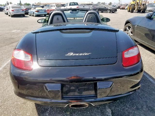 WP0CA29885U711251 - 2005 PORSCHE BOXSTER BLACK photo 6