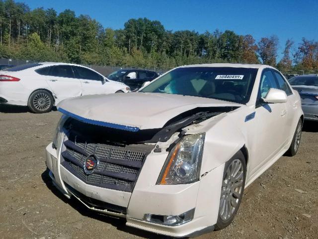 1G6DL5EV2A0101412 - 2010 CADILLAC CTS PERFOR WHITE photo 2