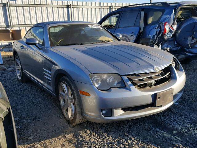 1C3LN69L78X075574 - 2008 CHRYSLER CROSSFIRE GRAY photo 1