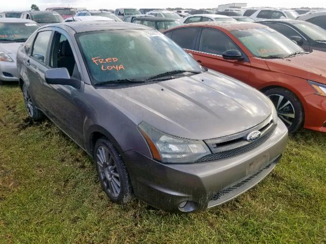 1FAHP3GN1BW153428 - 2011 FORD FOCUS SES GRAY photo 1