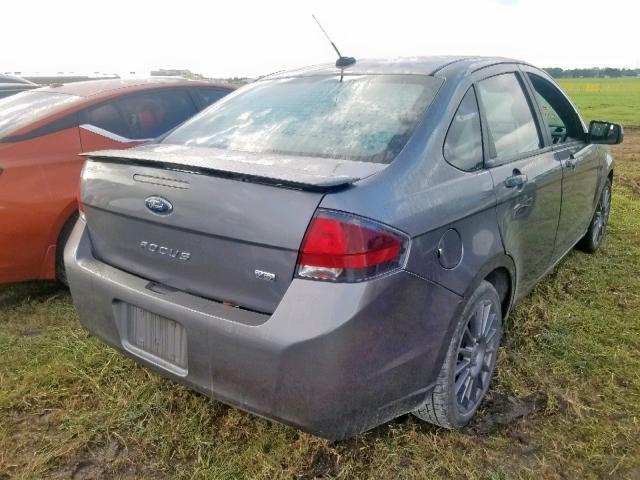 1FAHP3GN1BW153428 - 2011 FORD FOCUS SES GRAY photo 4