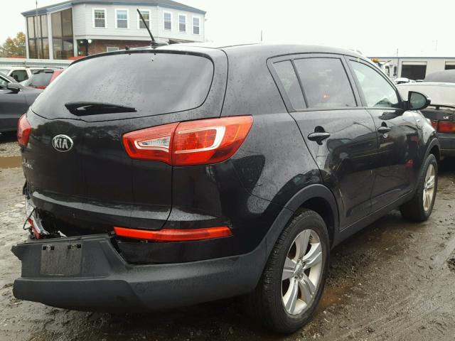 KNDPBCA23D7491848 - 2013 KIA SPORTAGE L BLACK photo 4