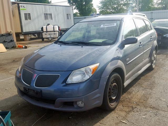 5Y2SL65867Z418831 - 2007 PONTIAC VIBE BLUE photo 2