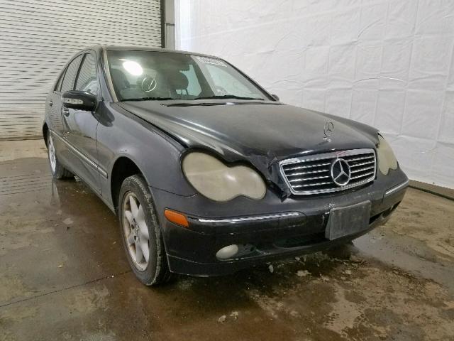 WDBRF61J63A468621 - 2003 MERCEDES-BENZ C 240 BLACK photo 1