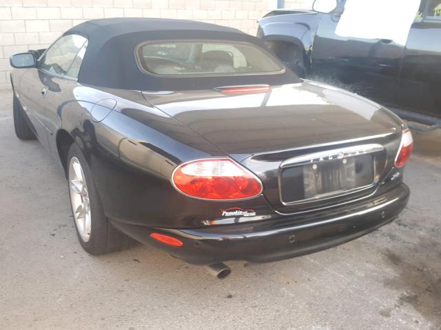 SAJDA42CX1NA20956 - 2001 JAGUAR XK8 BLACK photo 3