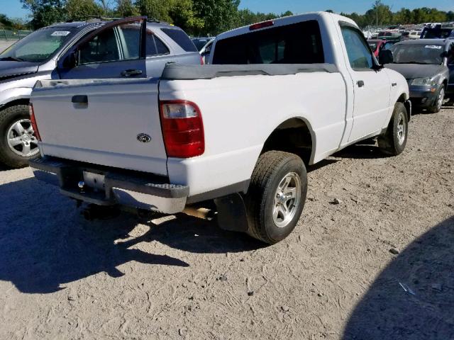 1FTYR10D95PA92368 - 2005 FORD RANGER WHITE photo 4