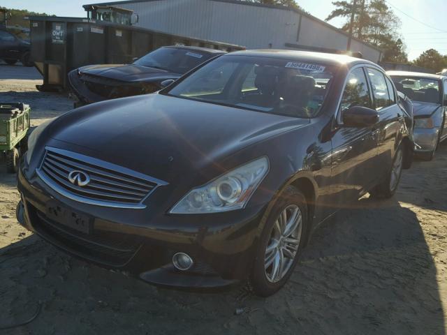 JN1CV6AR8CM672273 - 2012 INFINITI G37 BLACK photo 2