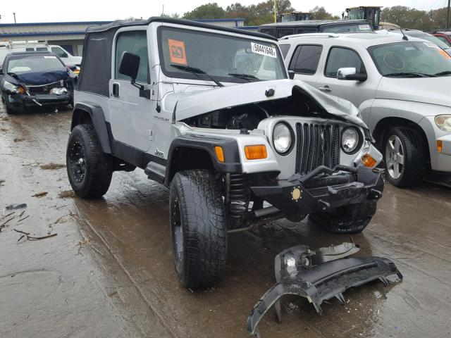 1J4FA39S72P760461 - 2002 JEEP WRANGLER / SILVER photo 1