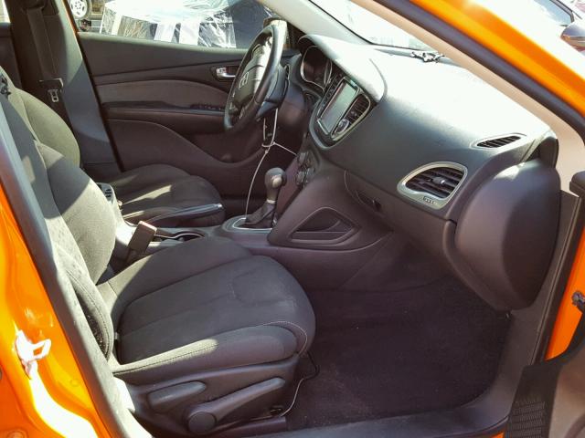 1C3CDFBA3DD311807 - 2013 DODGE DART SXT ORANGE photo 5