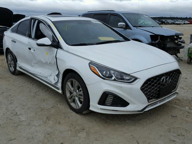 5NPE34AF6JH699629 - 2018 HYUNDAI SONATA SPO WHITE photo 1