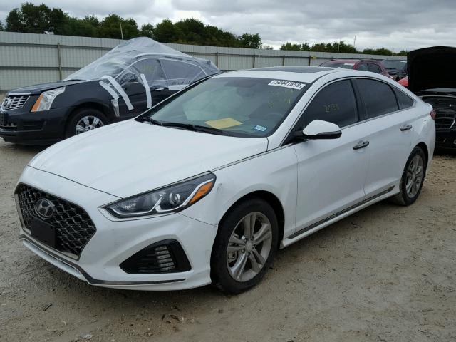 5NPE34AF6JH699629 - 2018 HYUNDAI SONATA SPO WHITE photo 2