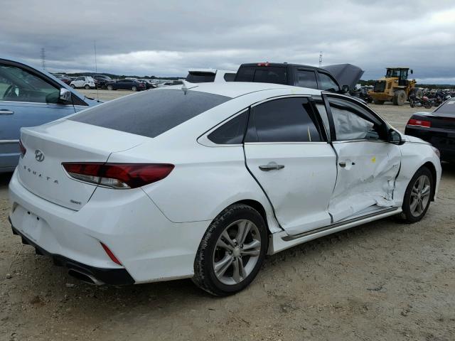 5NPE34AF6JH699629 - 2018 HYUNDAI SONATA SPO WHITE photo 4