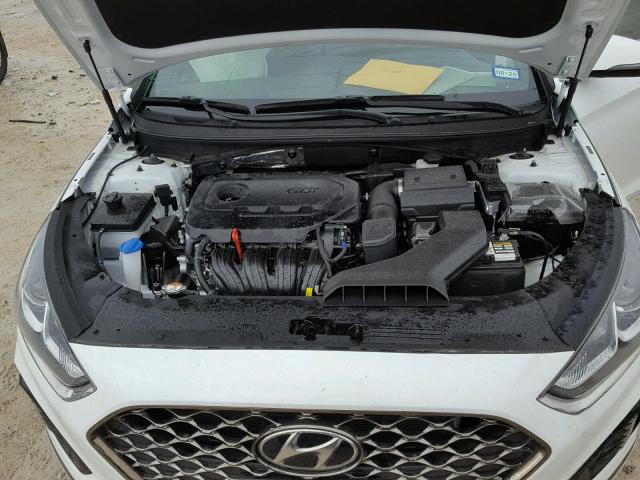 5NPE34AF6JH699629 - 2018 HYUNDAI SONATA SPO WHITE photo 7