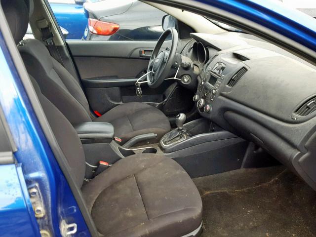 KNAFU4A29C5631291 - 2012 KIA FORTE EX BLUE photo 5