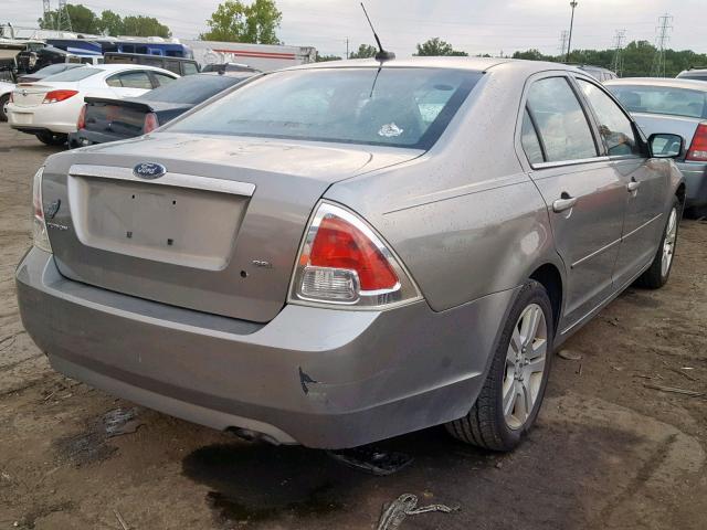 3FAHP08Z98R124738 - 2008 FORD FUSION SEL CHARCOAL photo 4