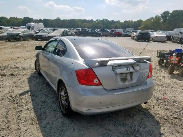 JTKDE167X50027073 - 2005 TOYOTA SCION TC ვერცხლისფერი ფოტო 3