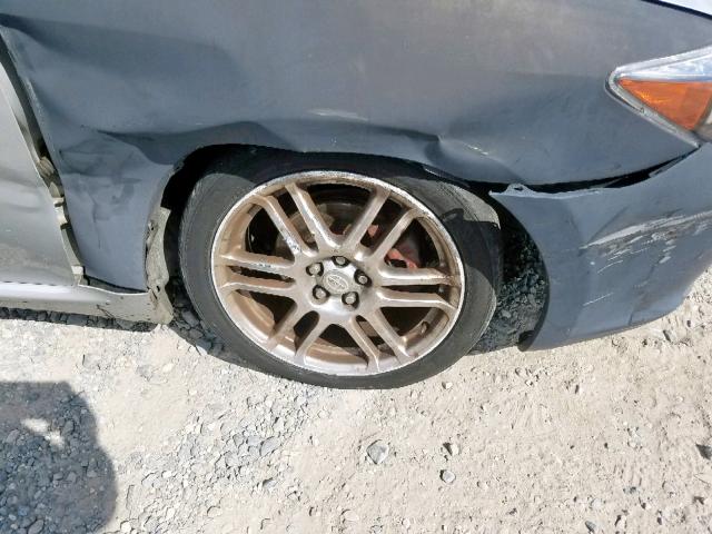 JTKDE167X50027073 - 2005 TOYOTA SCION TC ვერცხლისფერი ფოტო 9